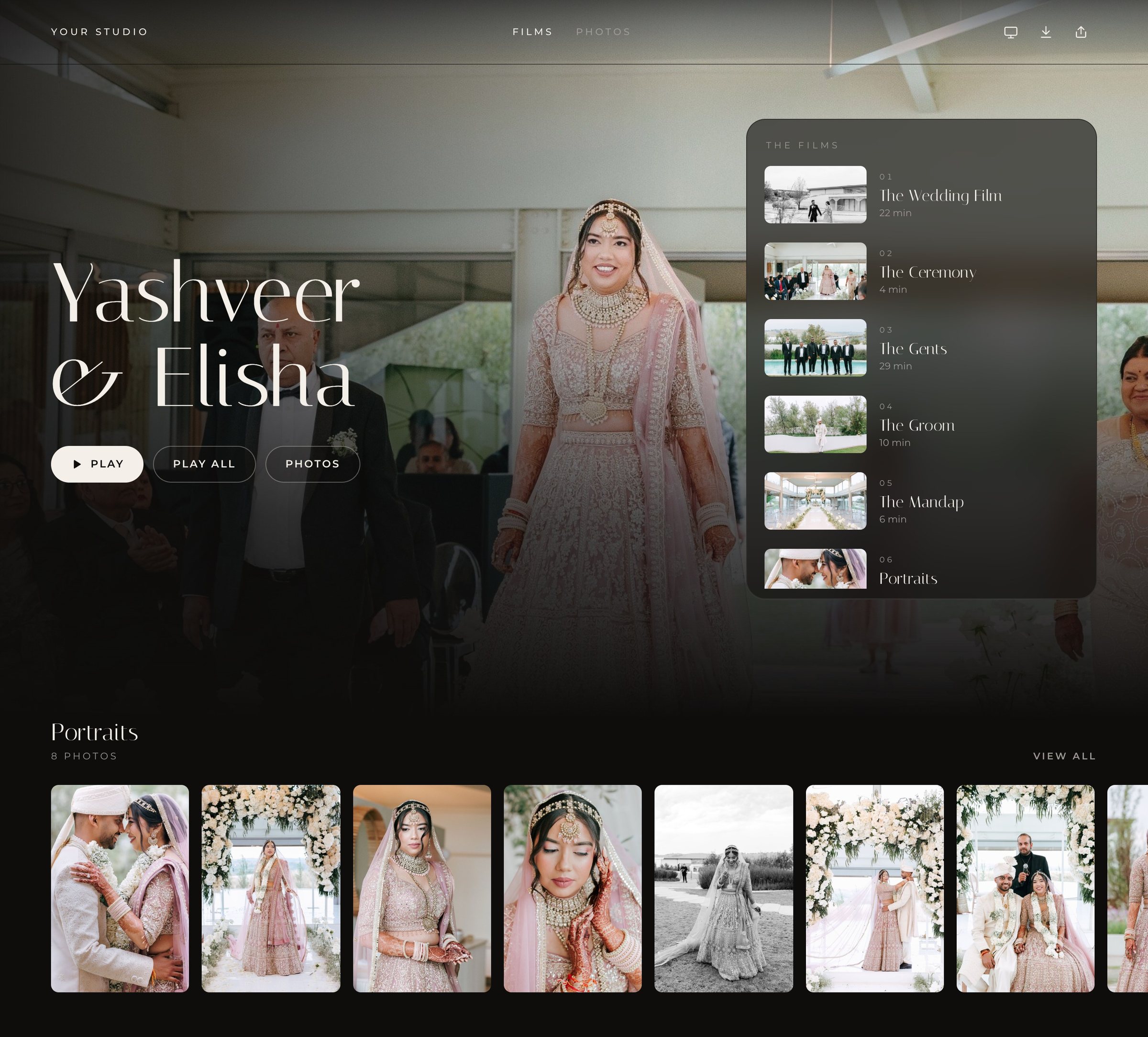 Yashveer & Elisha's wedding gallery in Dellro's Mirage layout