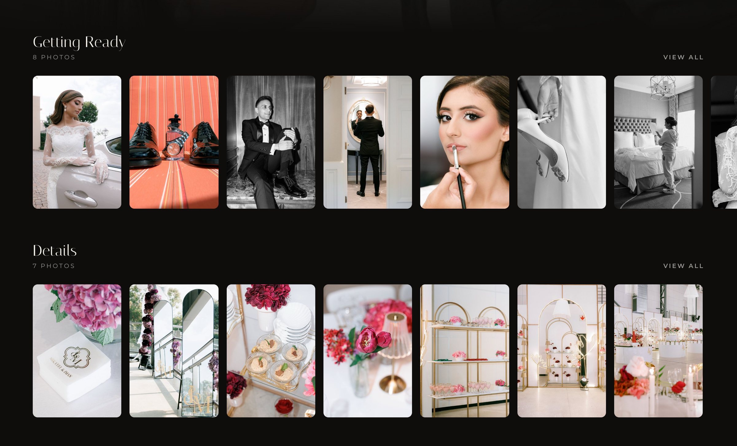Mikaeel & Iman's wedding photo sets in Dellro's Mirage layout
