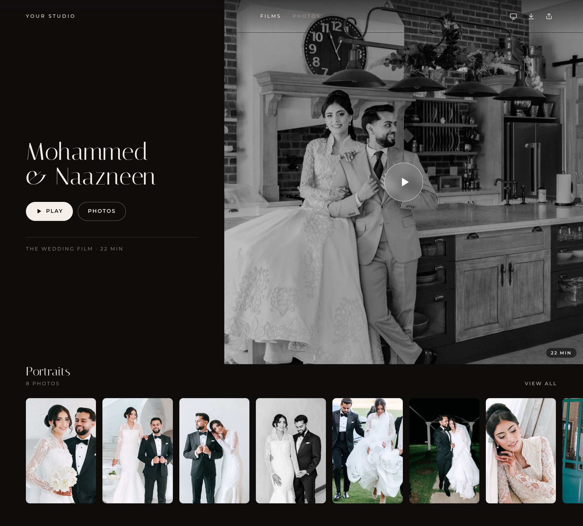 Mohammed & Naazneen's wedding gallery in Dellro's Haven layout